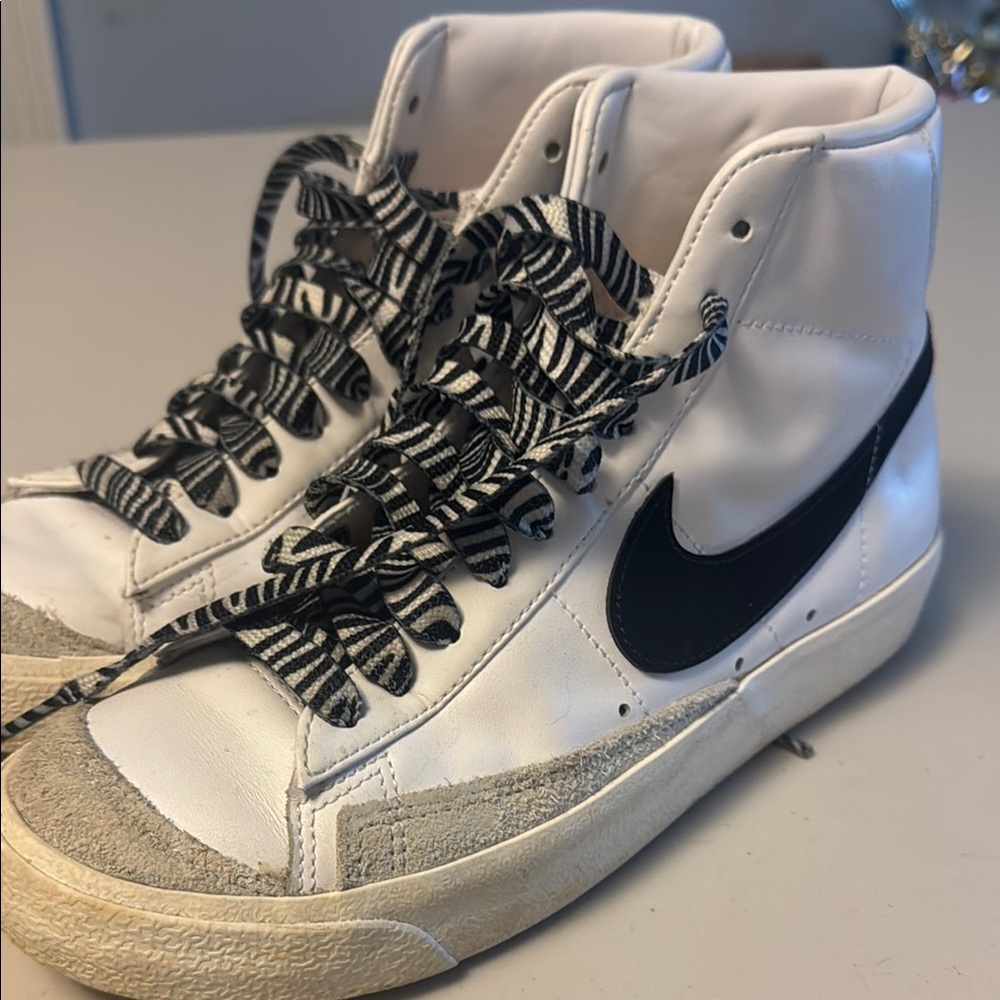 Nike White High-Top Sneakers